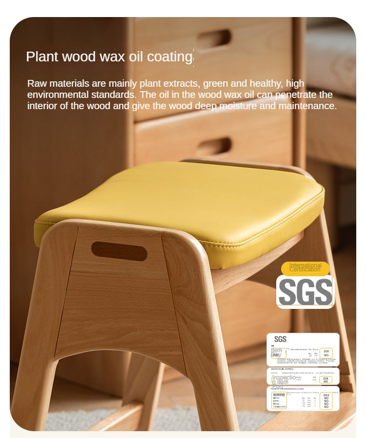 Beech Solid Wood Children's Lift Study Chair