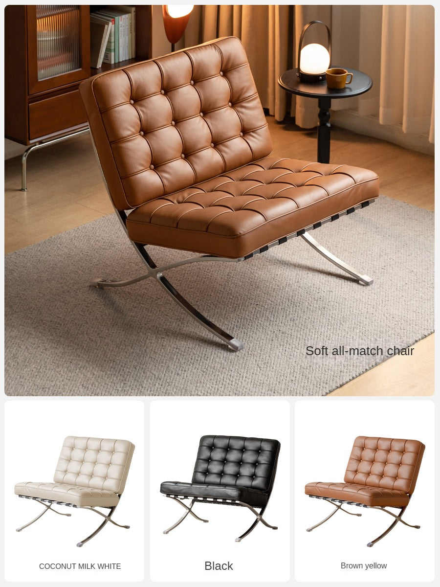 Leather Sofa Chair italian retro