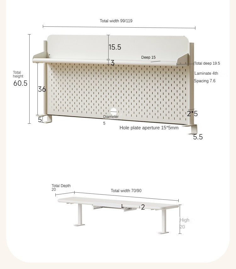 Beech Solid Wood Children's Liftable Desk