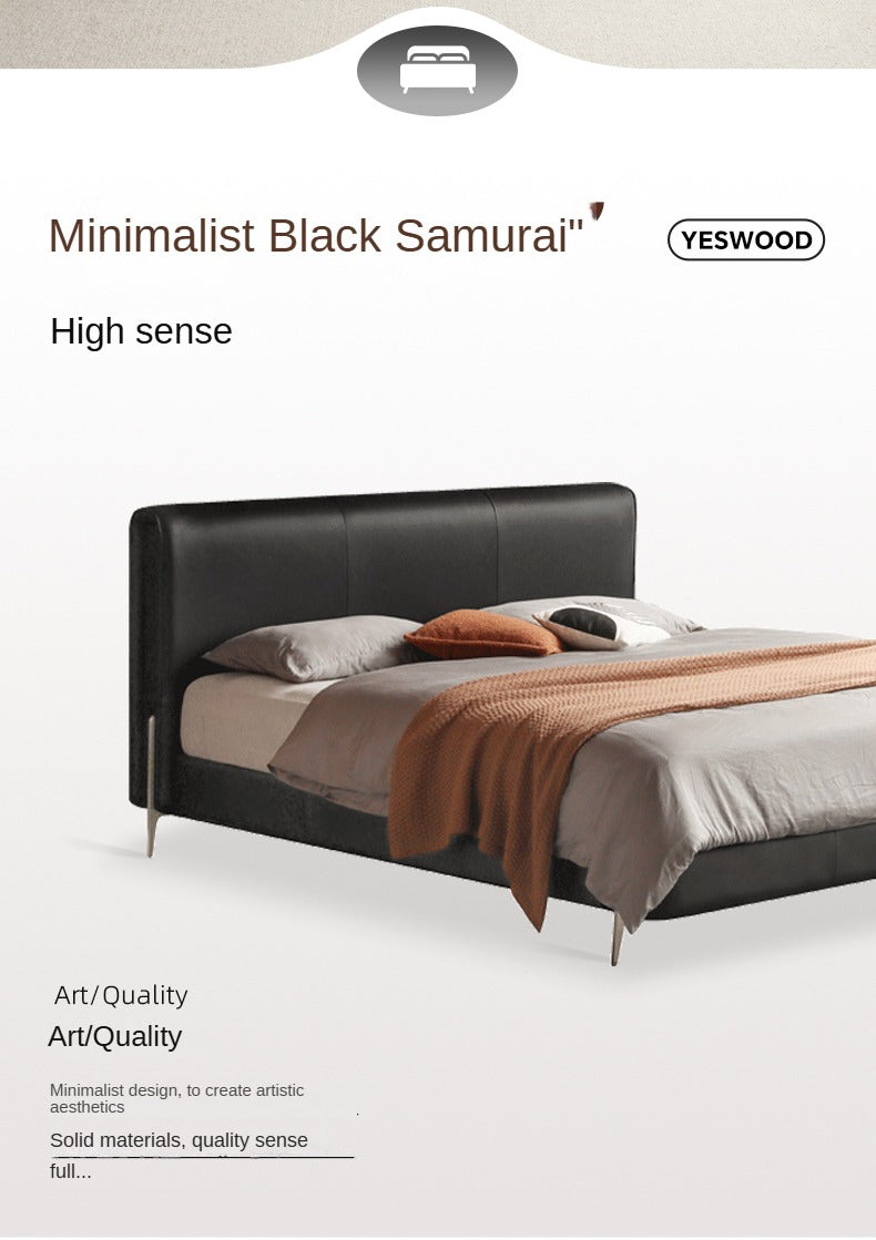 Ecological Cloud Leather High End Soft Bed Italian