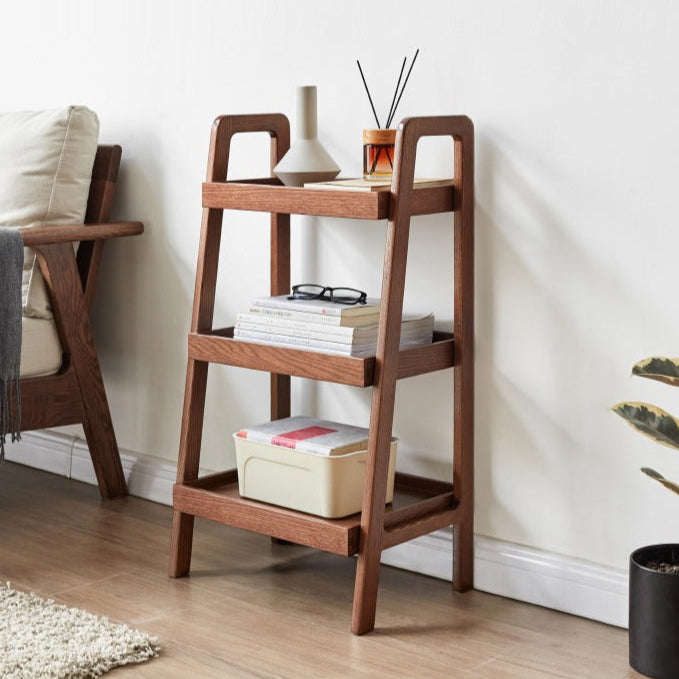 Oak Solid Wood Multi-layer floor-standing side cabinet