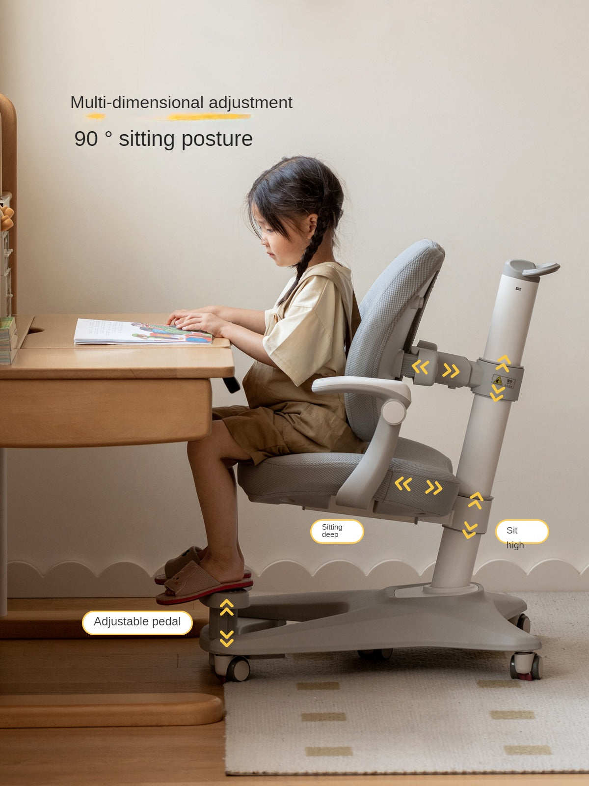Children's Chair Adjustable Up-down "