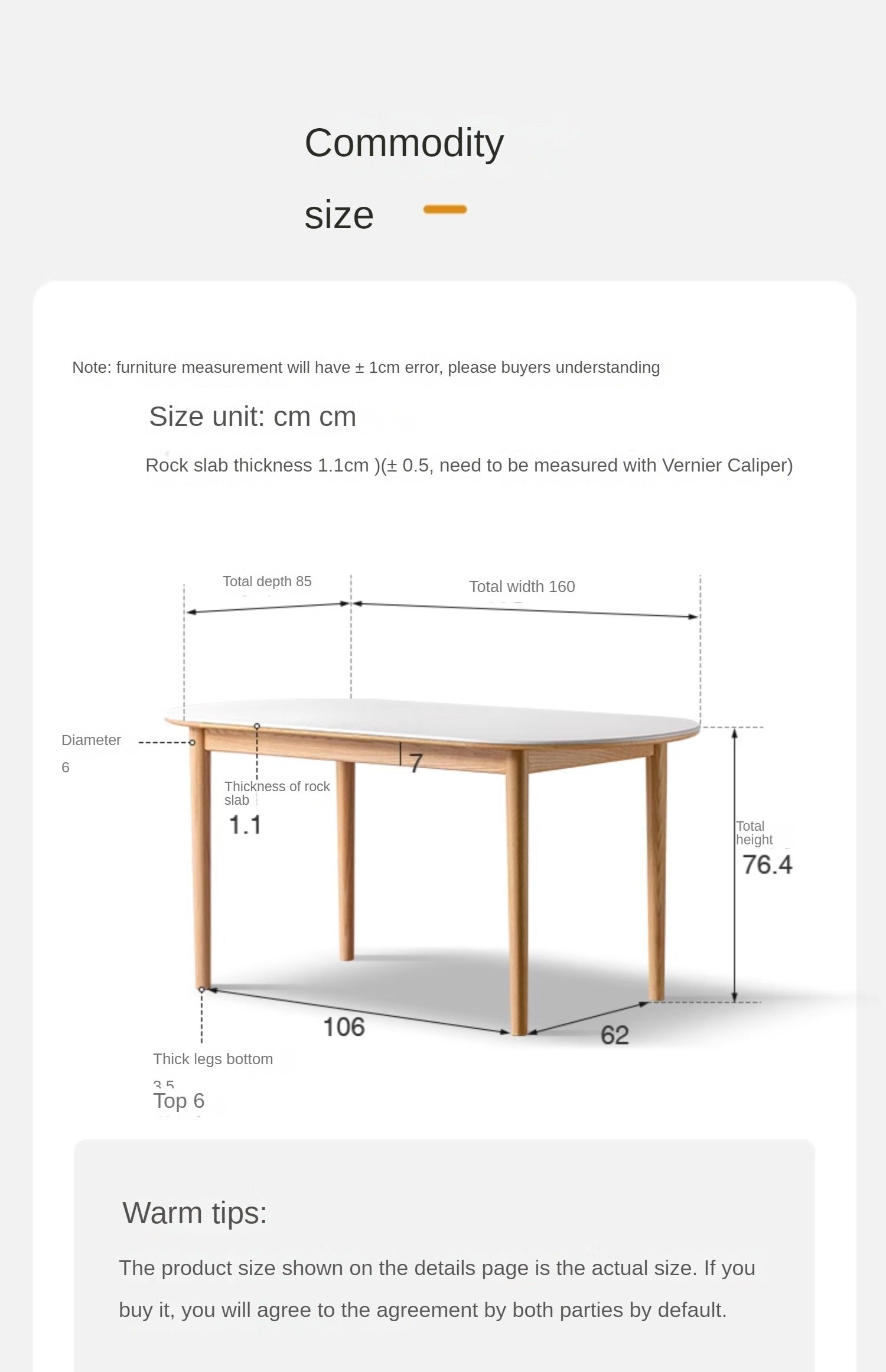 Oak solid wood Dining capsules table