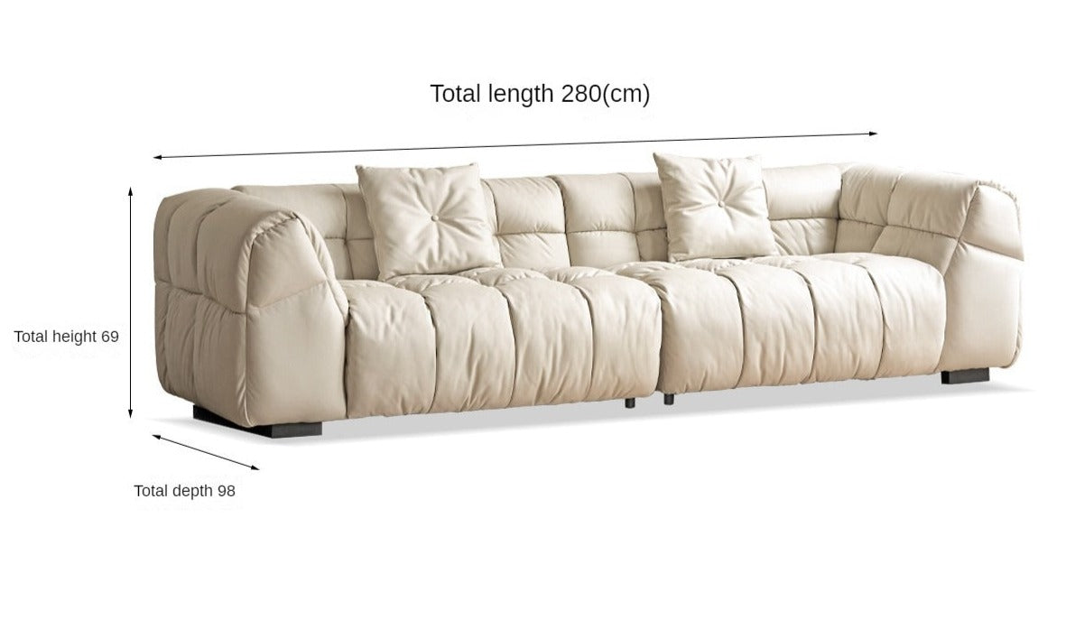 Technology cloth sofa cream wind"
