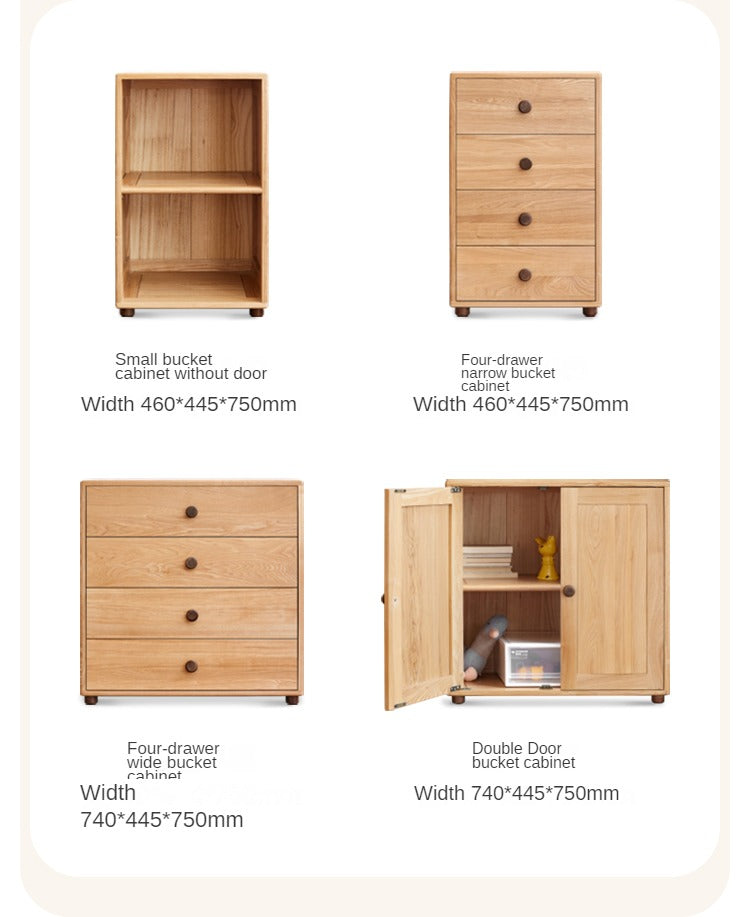 Kids Dresser, chests, storage cabinet Oak solid wood"