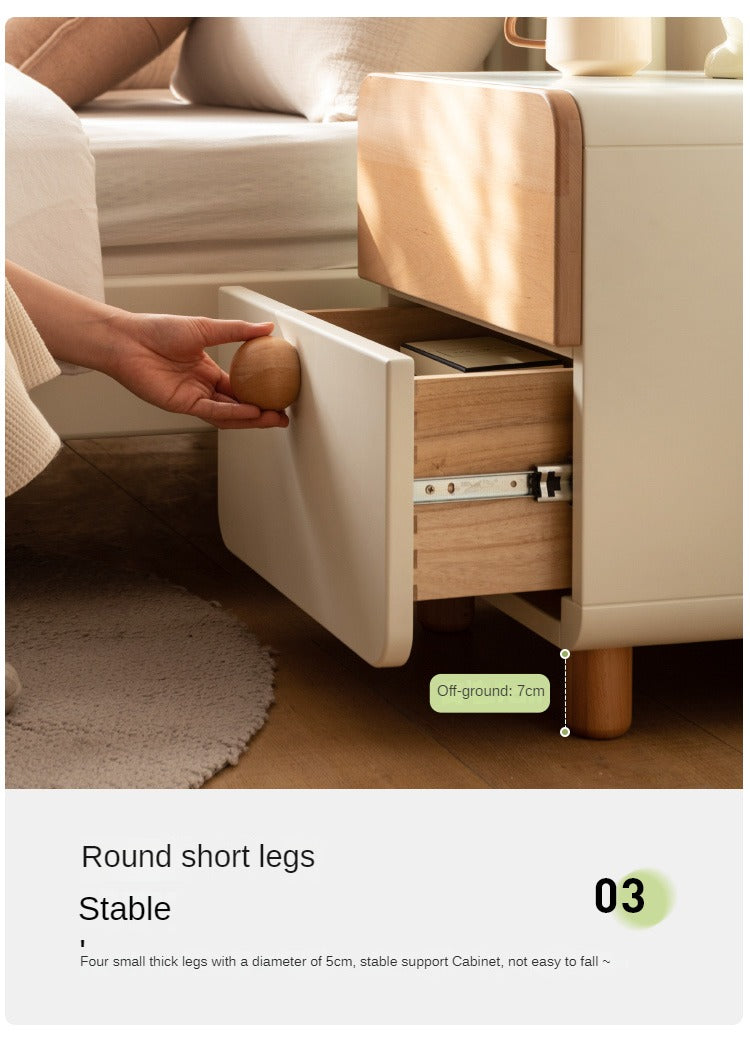 Corgi Butt nightstand poplar solid wood-