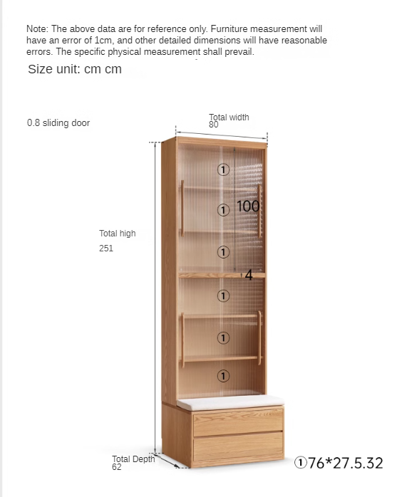 Ash solid wood modern combination bookcase integrated card seat