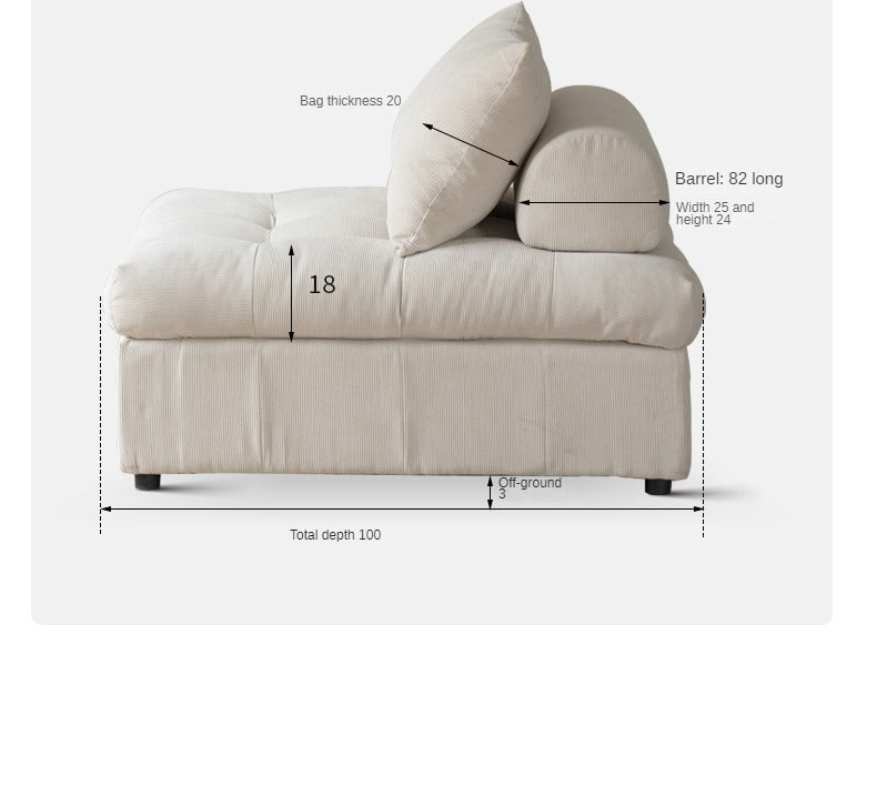 Free combination fabric sofa modern"