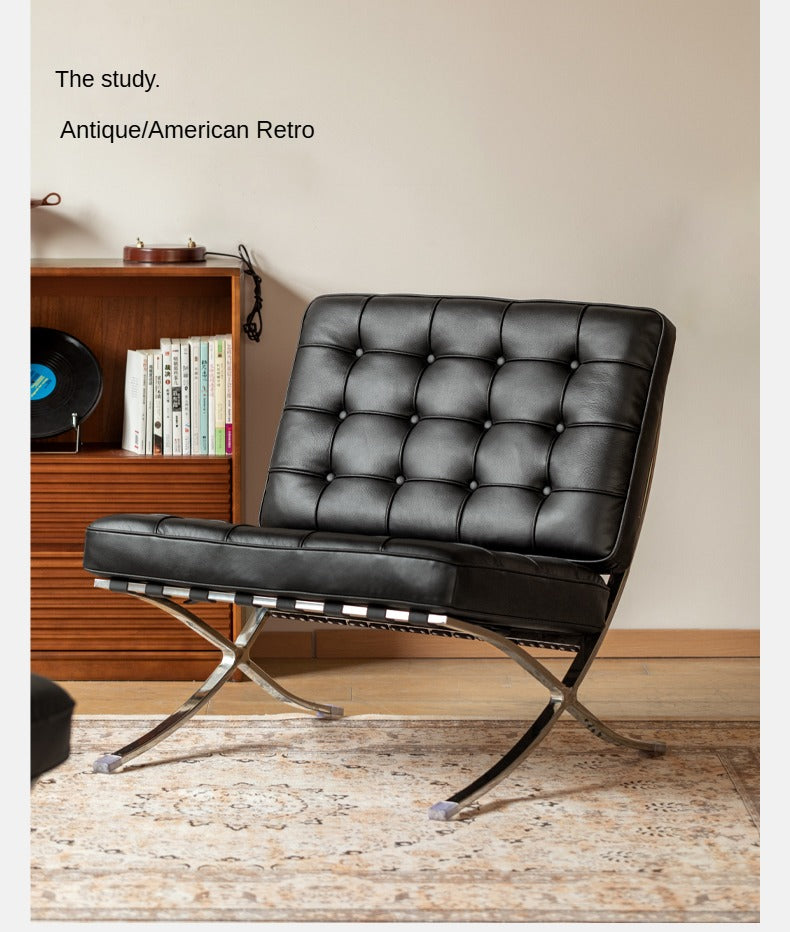Leather Sofa Chair italian retro