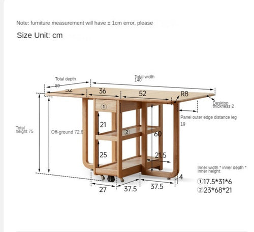Functional Table Dimension solid wood folding dining table household small apartment slate dining ...
