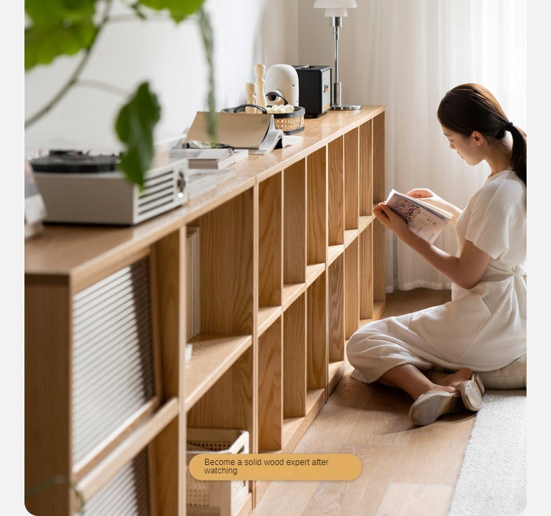 Oak Solid wood desk Nordic -