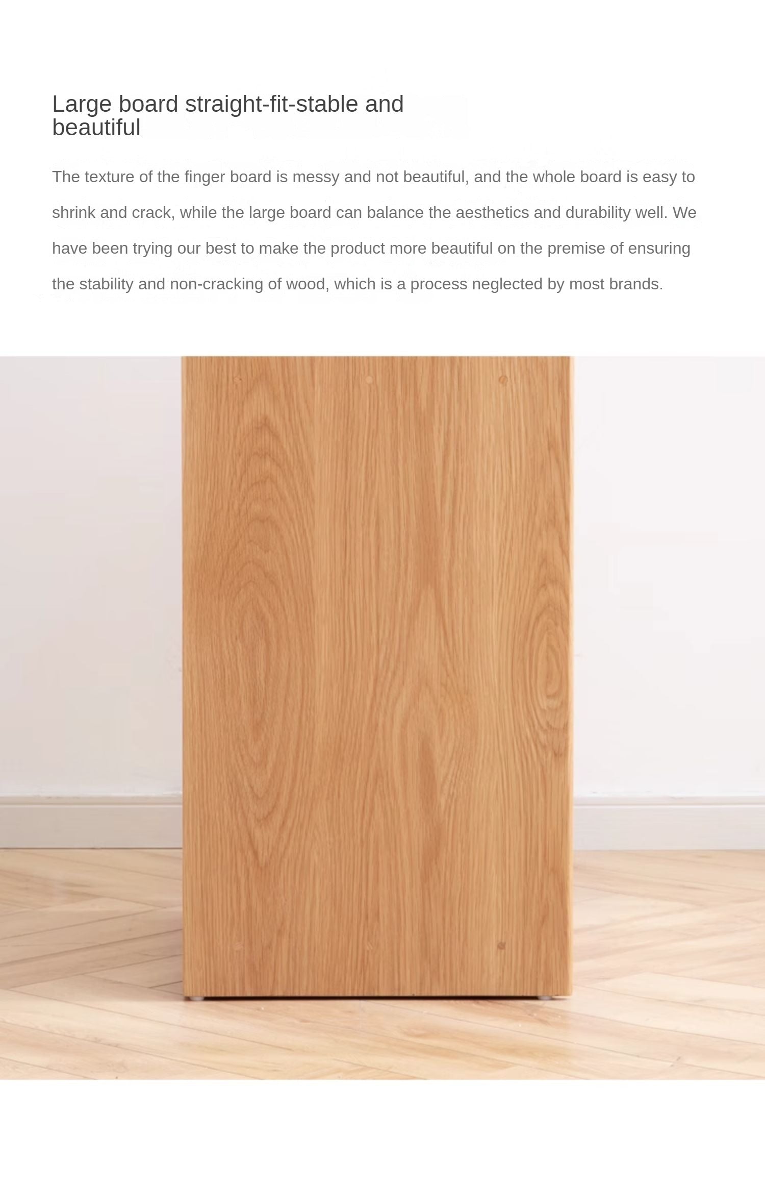 Oak Black walnut solid wood side cabinet Nordic-