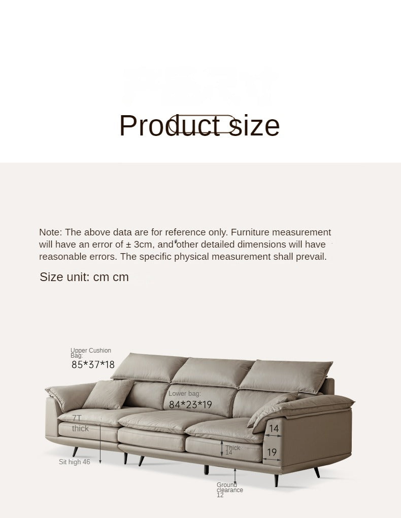 Fabric Modern Three Seat Down Sofa