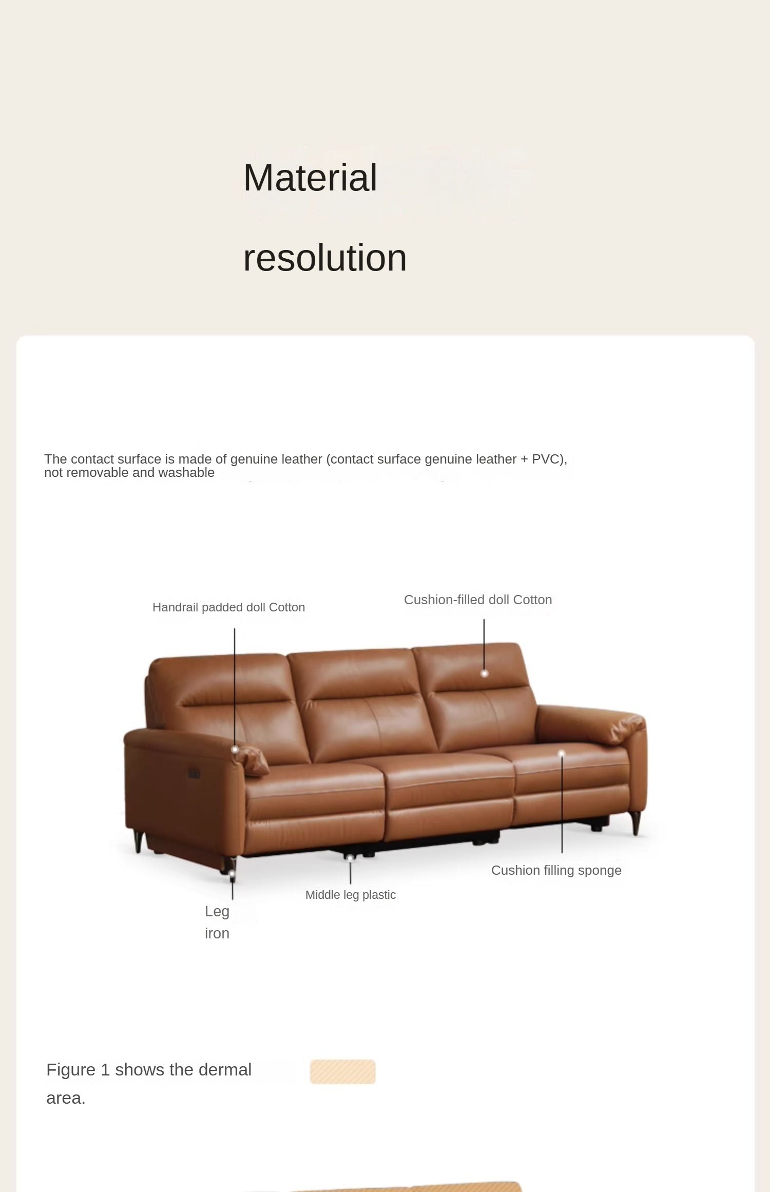 Leather Electric Zero Wall Sofa Italian Light Luxury