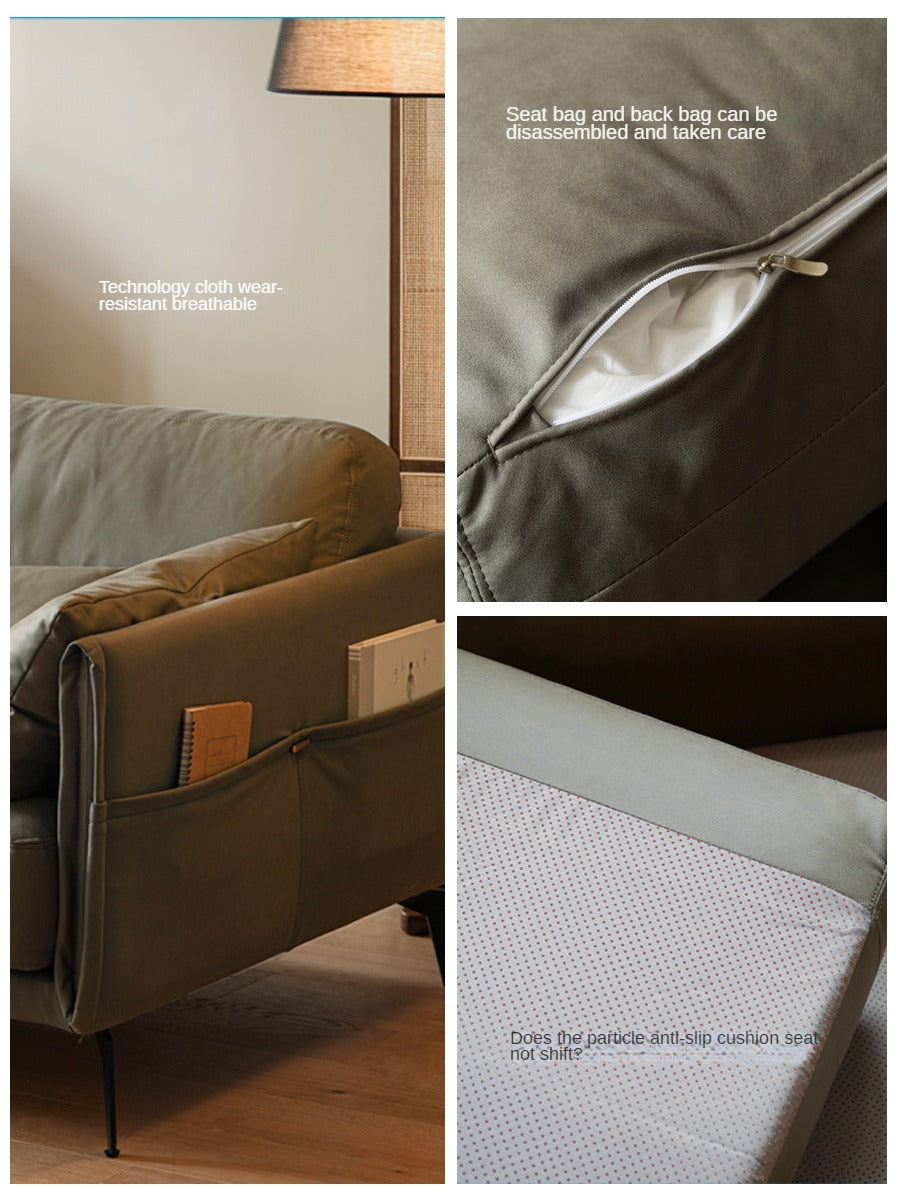 Light luxury technology fabric sofa-