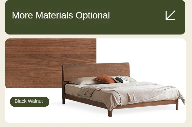 Cherry solid wood bed medieval style<