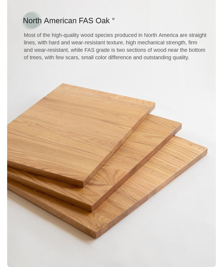 Coffee table slate oak solid wood"