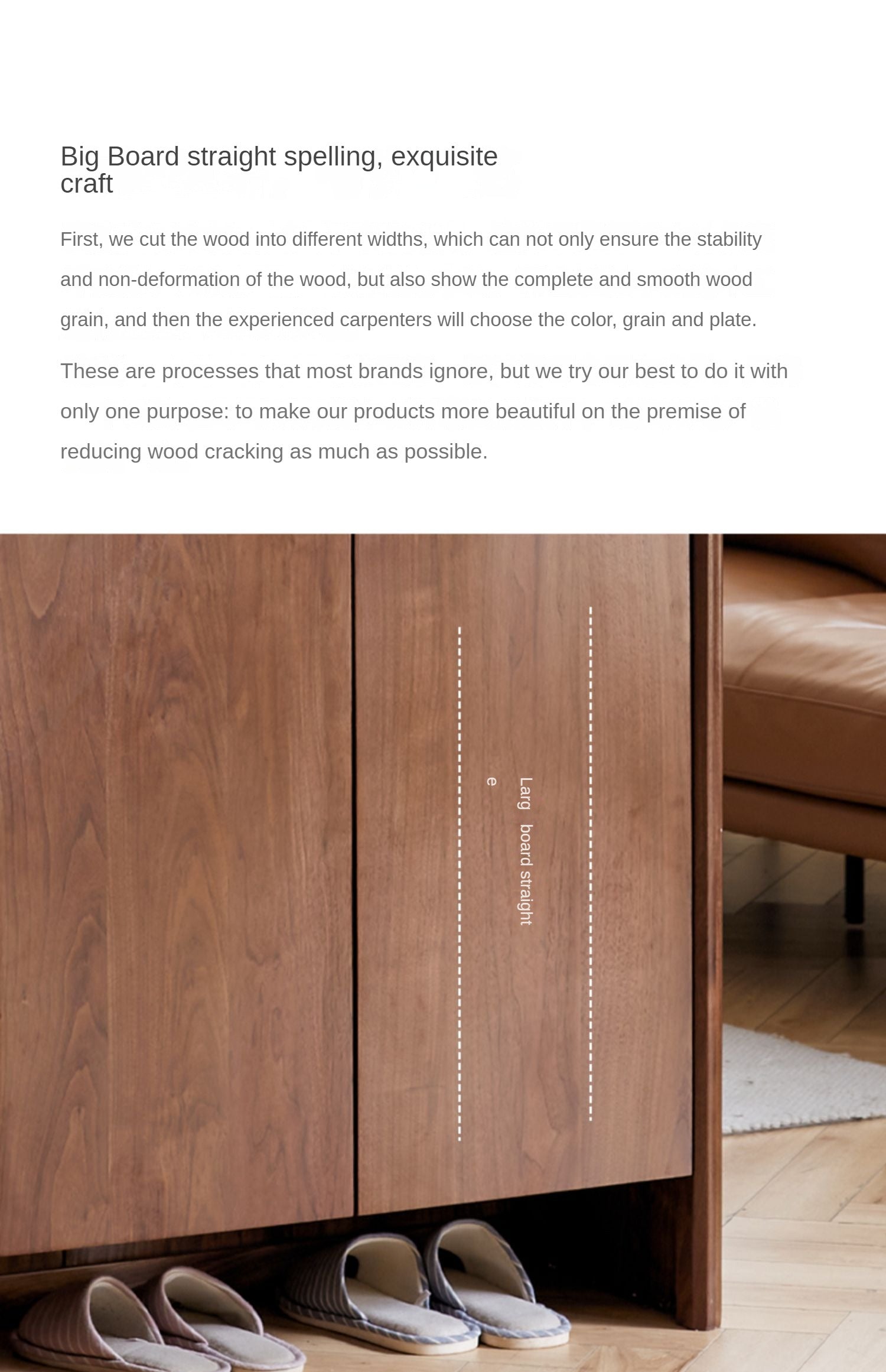 Black walnut solid wood entrance cabinet, integrated partition screen cabinet: