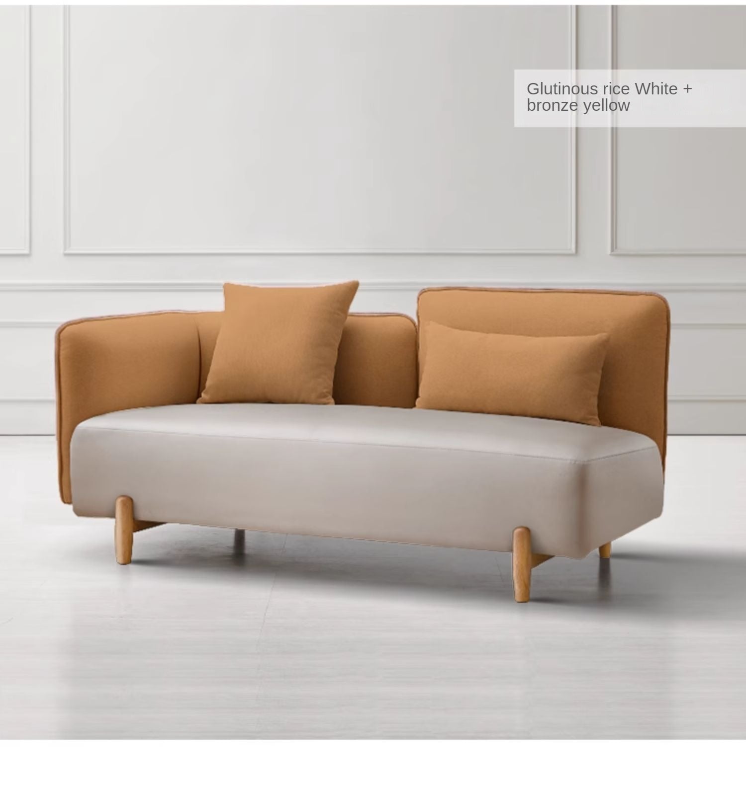 Fabric sofa Beech solid wood-