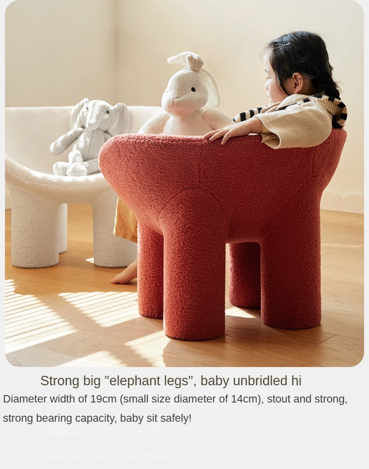 Kid's Creative Elephant Lazy Single Chair