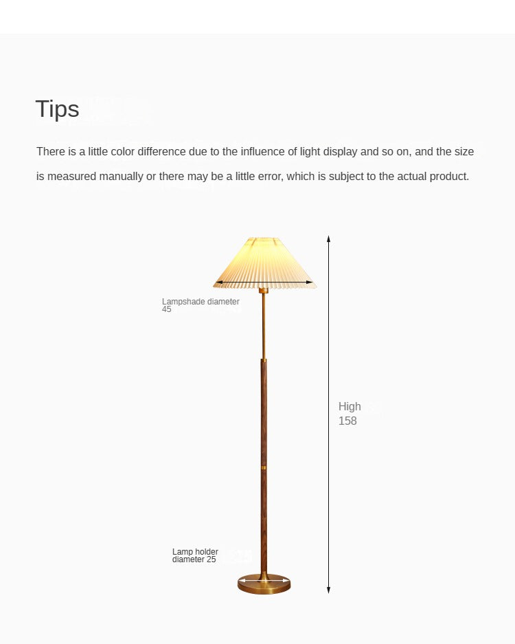 Ash solid wood floor modern atmosphere vertical lamp