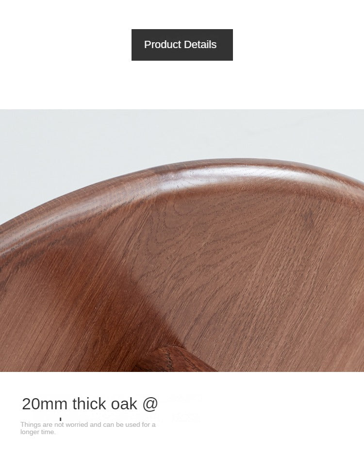 Side table Oak solid wood-