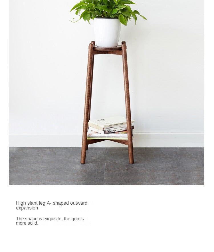 Oak solid wood Floor-Standing Plant Stand