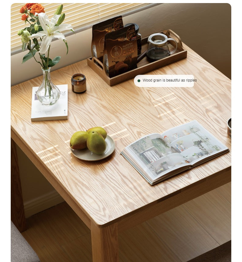 Oak solid Wood Dining Table Square ,