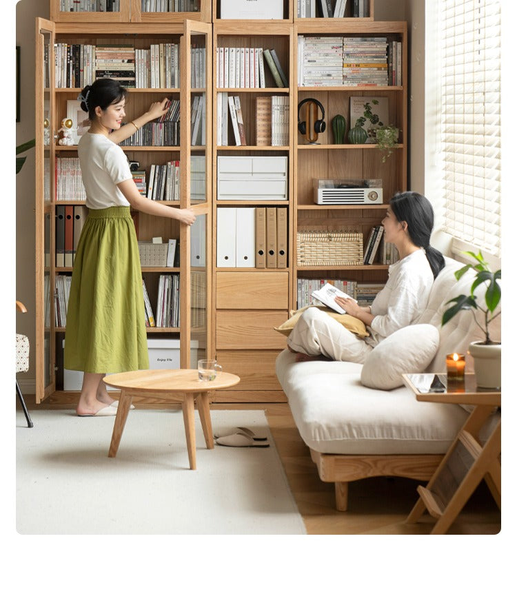 Oak Solid Wood Japanese Sofa "