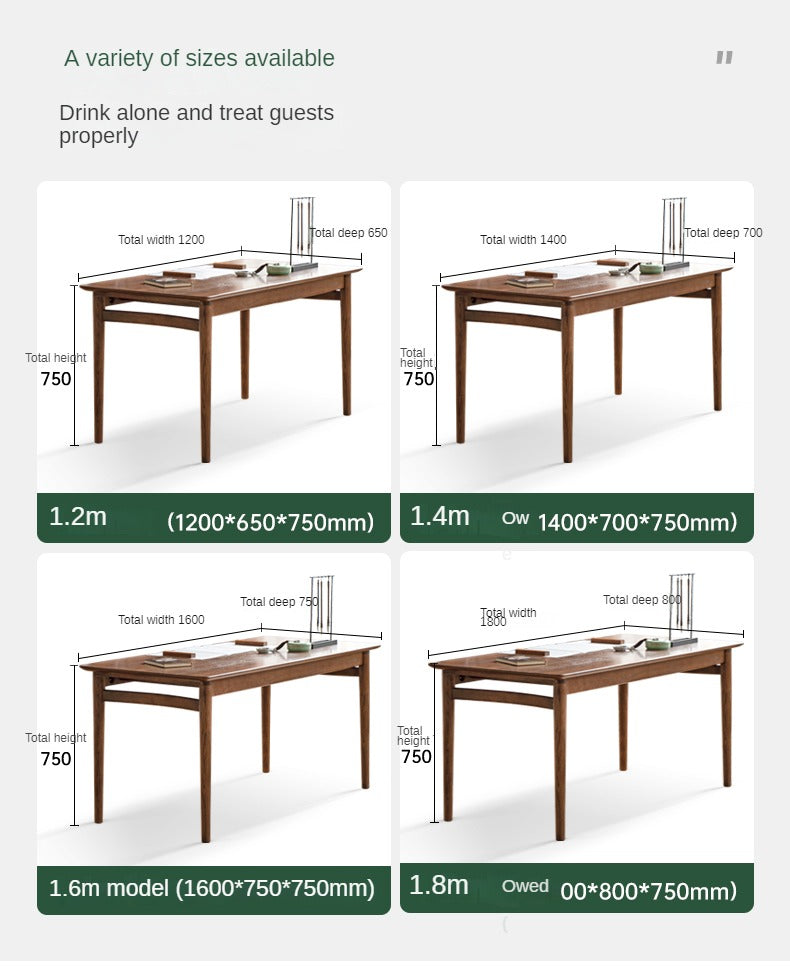 Ash solid wood modern tea table