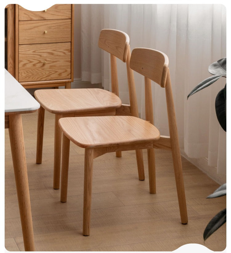 2 pcs set -Dining chair solid wood-