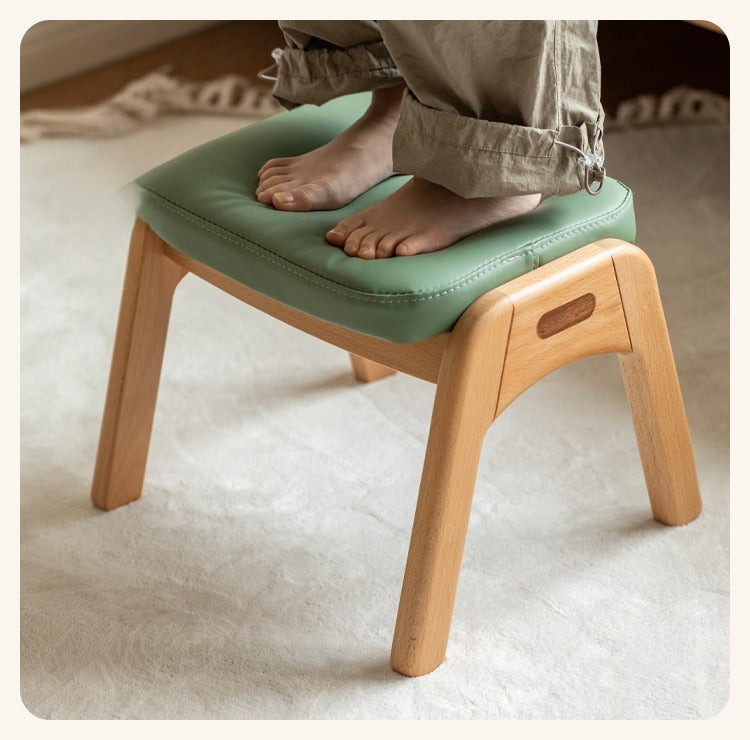 Beech Solid Wood Modern Small Stool