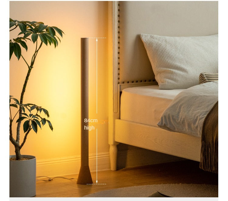 Solid Wood Modern Floor Vertical Atmosphere Lamp