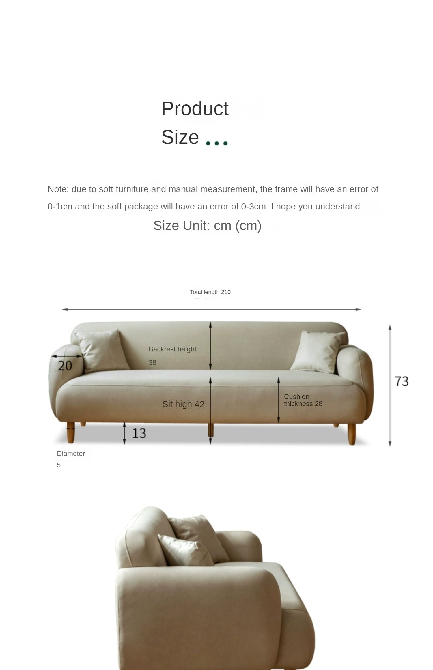 Сute Technology Fabric Sofa)
