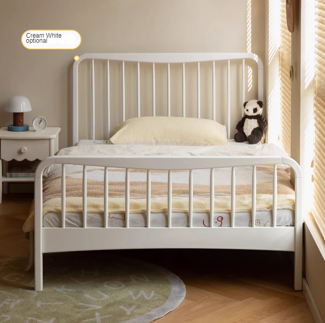 Oak Solid Wood Children's High Head Windsor Bed