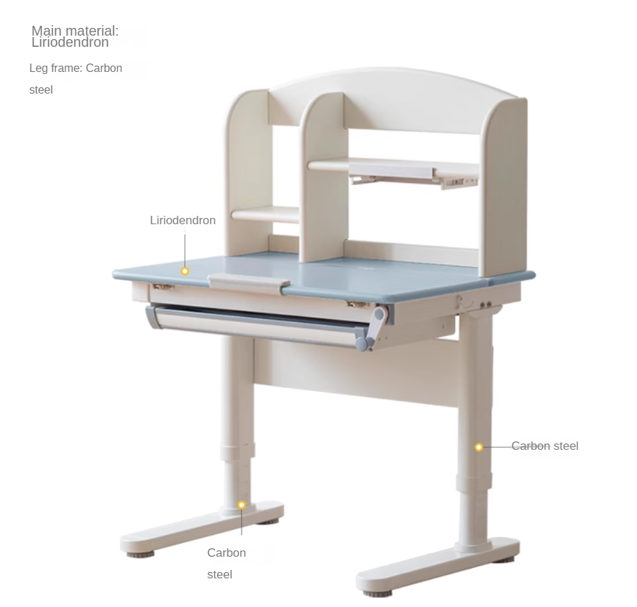 Poplar Solid Wood Children's Study Desk