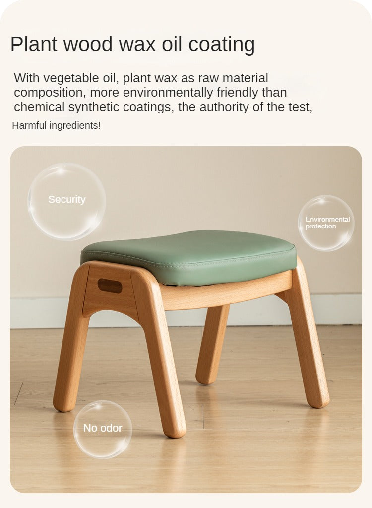 Beech Solid Wood Children's Stool