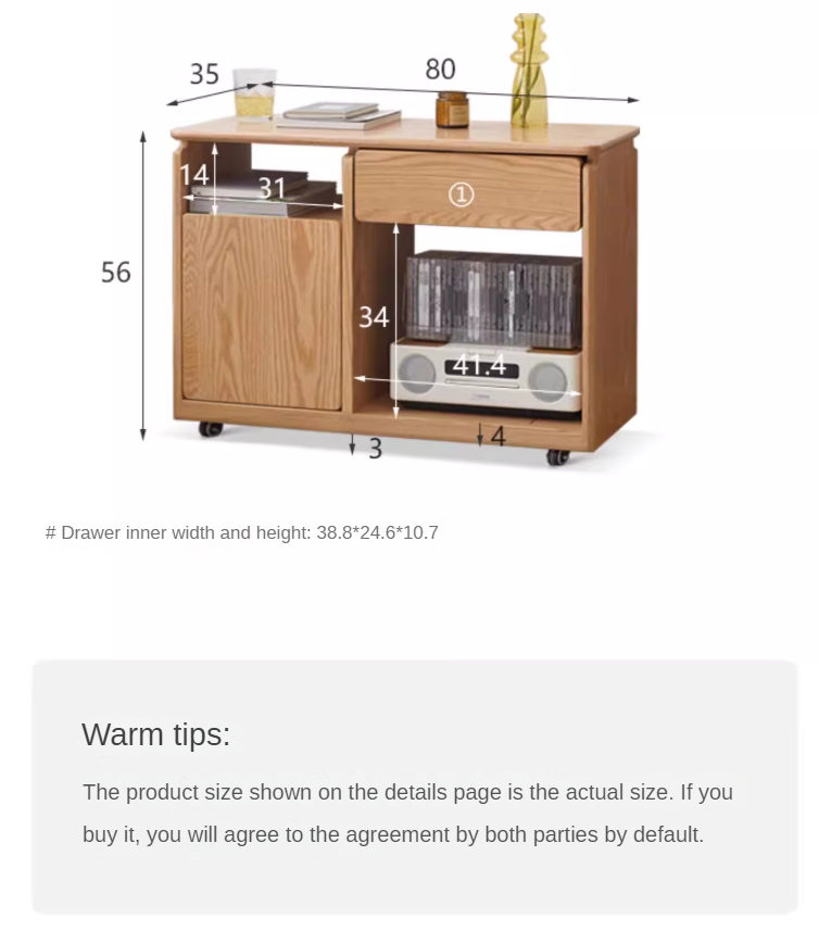 Ash Solid Wood Large Nordic office desk