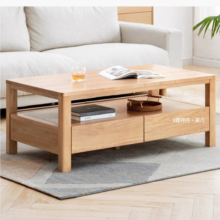 Coffee table North American OAK solid wood"