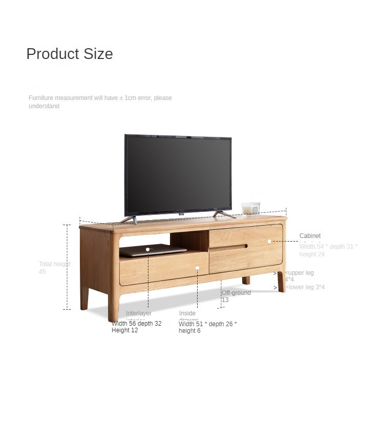 Oak Solid Wood Various styles TV stand small size