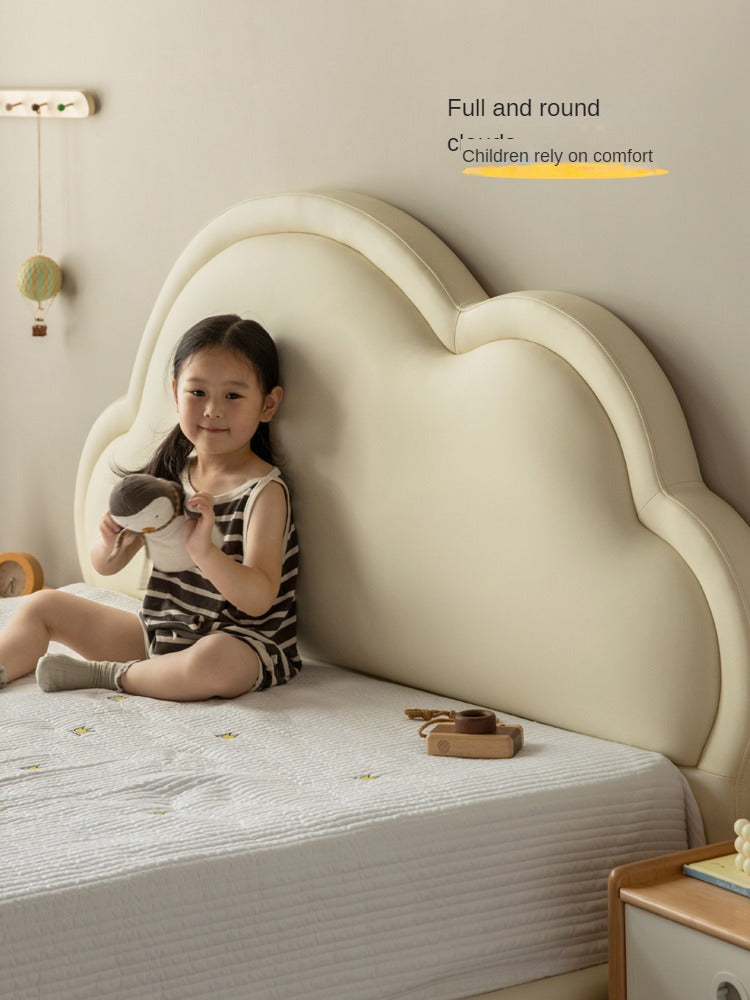 Organic leather kids bed