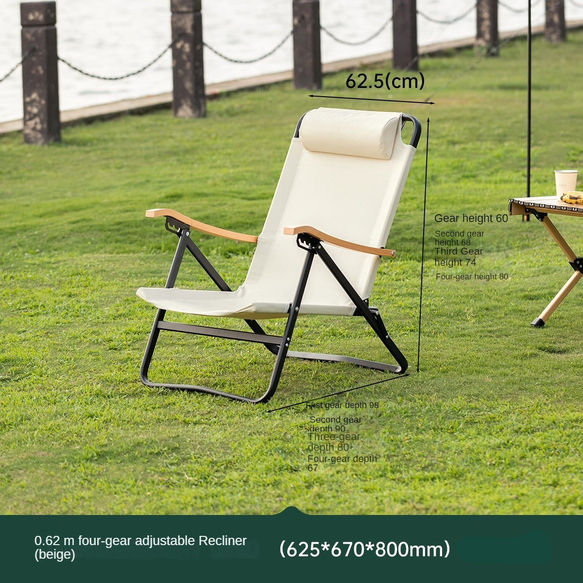 Outdoor camping deals recliner chair