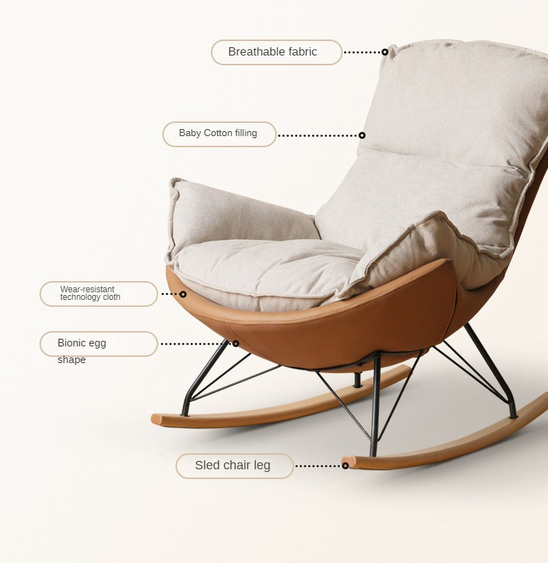 Mid Century Modern rocking armchair*-