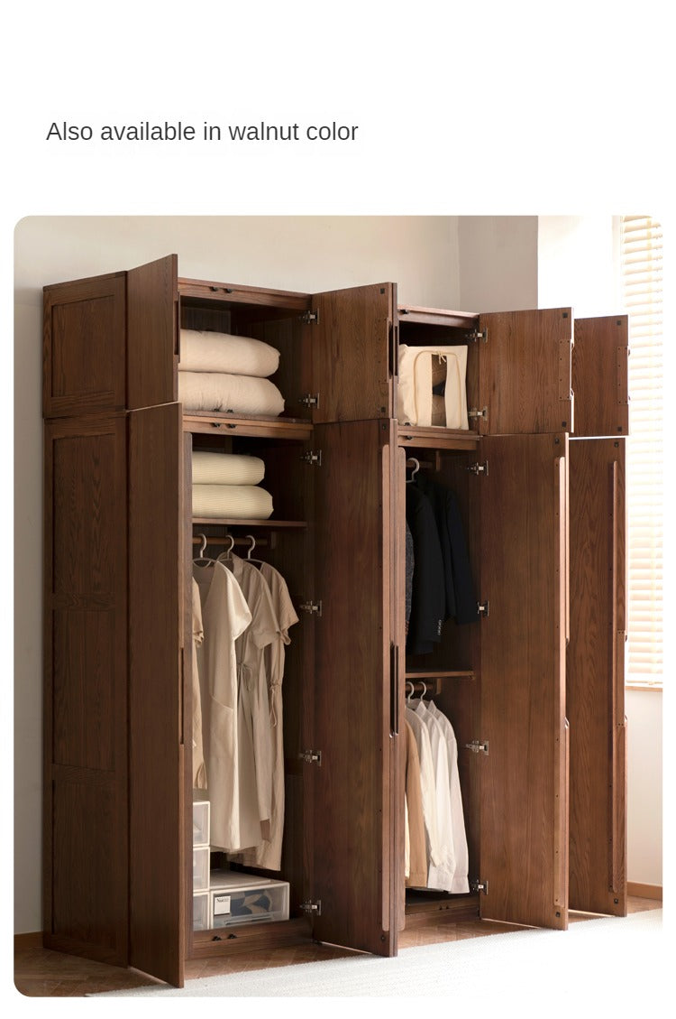 Oak solid wood Wardrobe ::