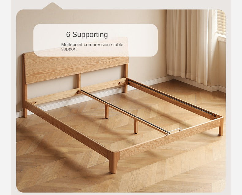 Oak solid wood bed "_)