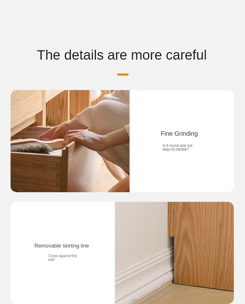 Oak, Beech Solid Wood Shelves Office Desk