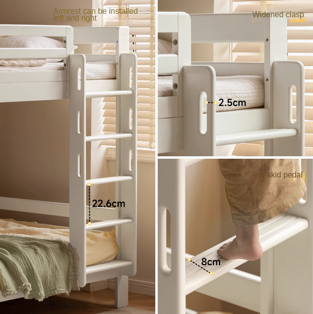 Beech, Birch Solid Wood Bunk Bed