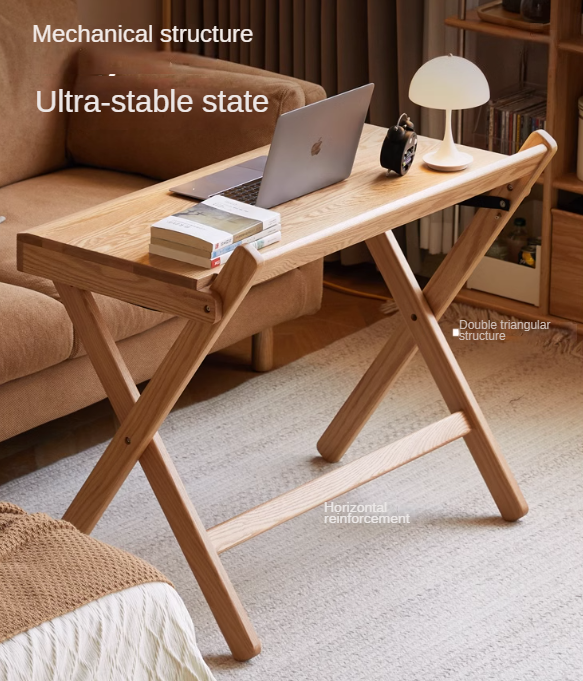 Oak solid wood modern folding table