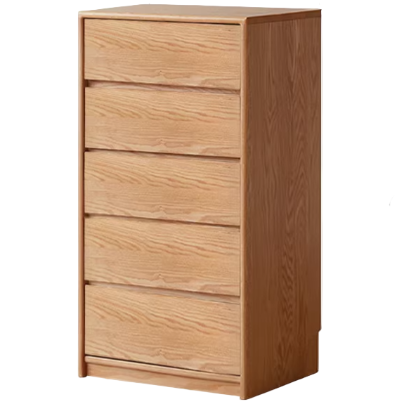 Oak, Black walnut Solid Wood Storage Drawer