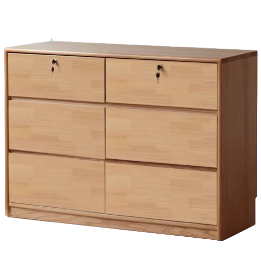 Oak, Black Walnut Solid Wood Storage Drawer
